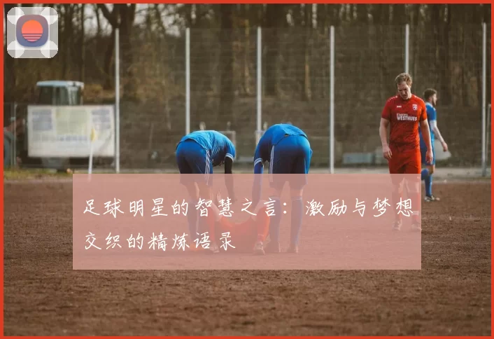 足球明星的智慧之言：激励与梦想交织的精炼语录